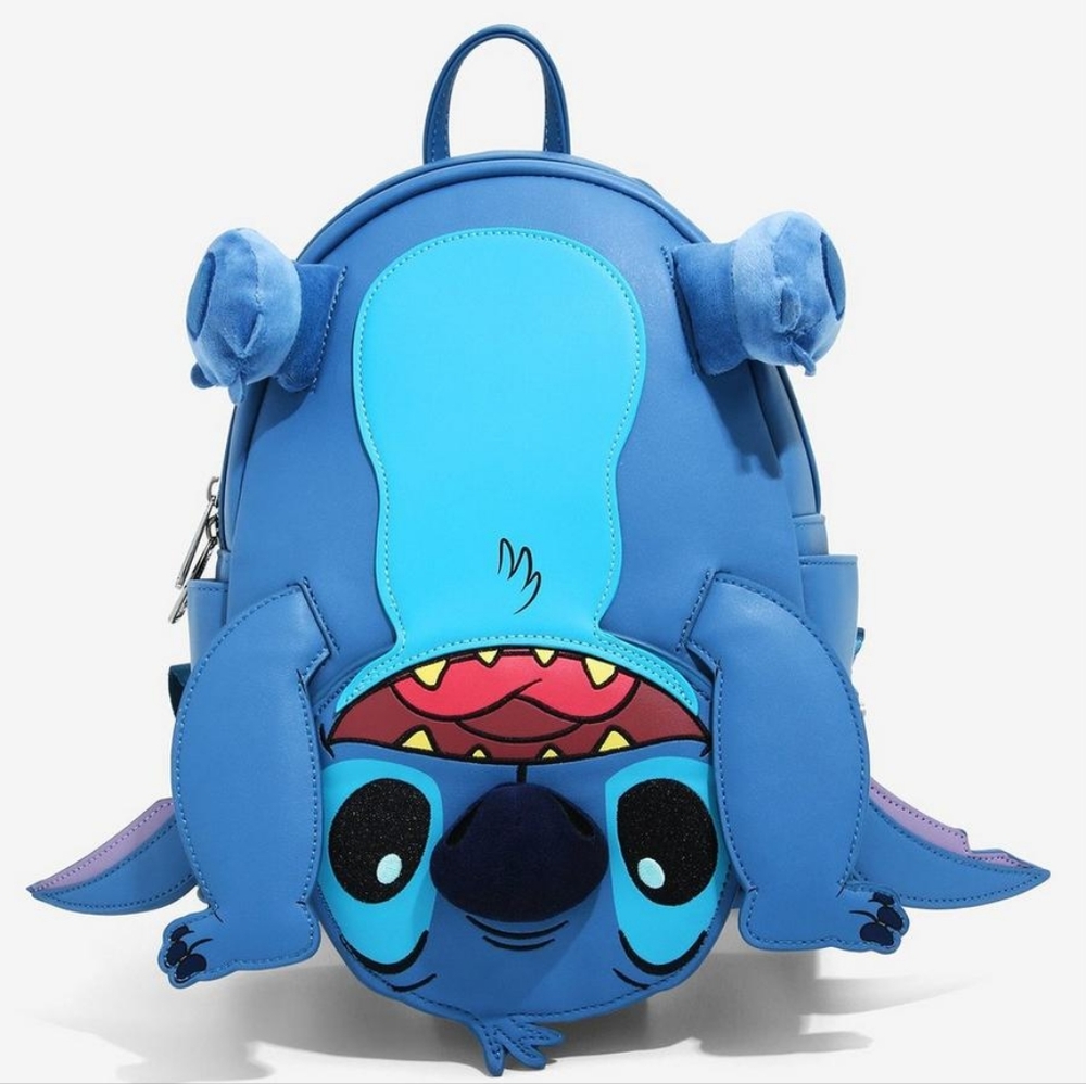 Loungefly Disney Lilo & Stitch Upside Down Figural Mini Backpack